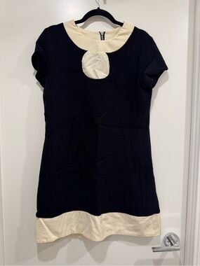 Pink Tartan Black and Cream Mini Dress